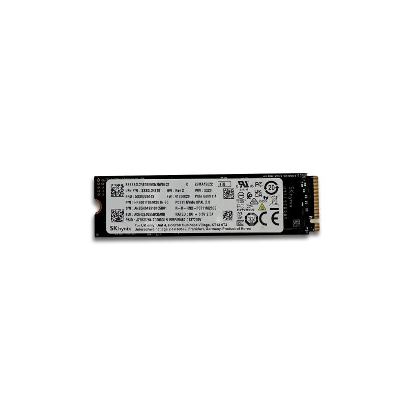 SKHynix 1TB NVMe M.2 2280 SSD PCIe 