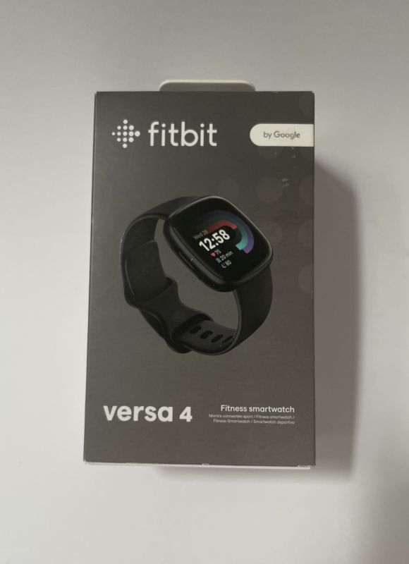 Fitbit versa 4 Graphite Aluminium Case Black Smartwatch