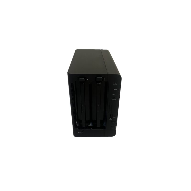 Synology DS214 DiskStation - 2-Bay NAS-Gehäuse - 2.5 Zoll oder 3.5 Zoll
