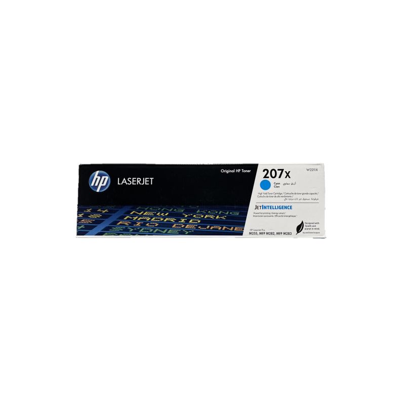 ORIGINAL HP 207X TONER Cyan W2211X - LASERJET PRO MFP M283 MFP M282