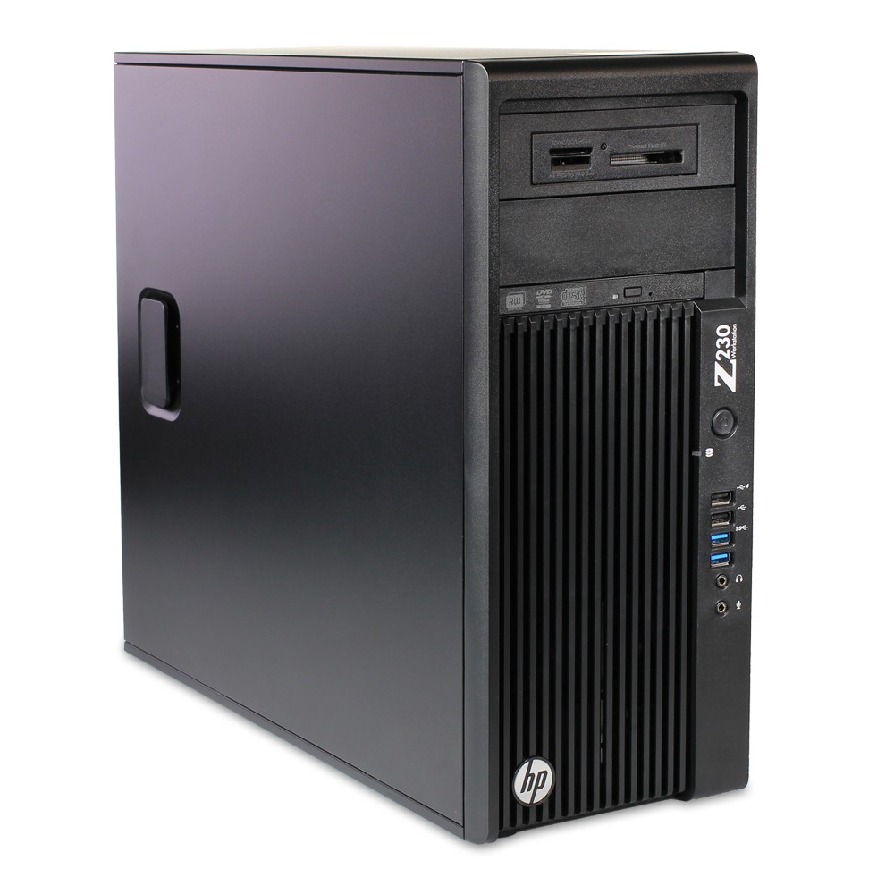 HP Z230 Tower Intel Xeon E3-1225 v3 3,20GHz 32GB 1TB SATA 512GB SSD Win 10 Pro