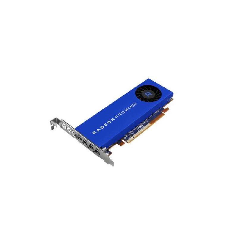 AMD Radeon Pro WX 4100 – 4GB GDDR5  4x Mini DisplayPort Grafikkarte High Profile