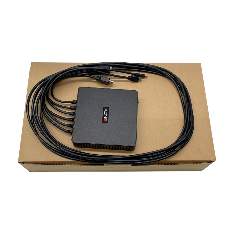 LINDY BYOD Multi Format Audio Video Switch 6 to 1 OVP inkl. Netzteil