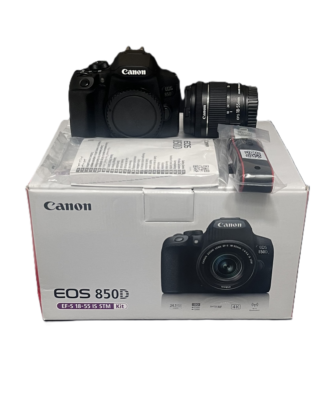 Canon EOS 850D Mit Canon EF-S 18-55 STM Objektiv Kit (Top Zustand)