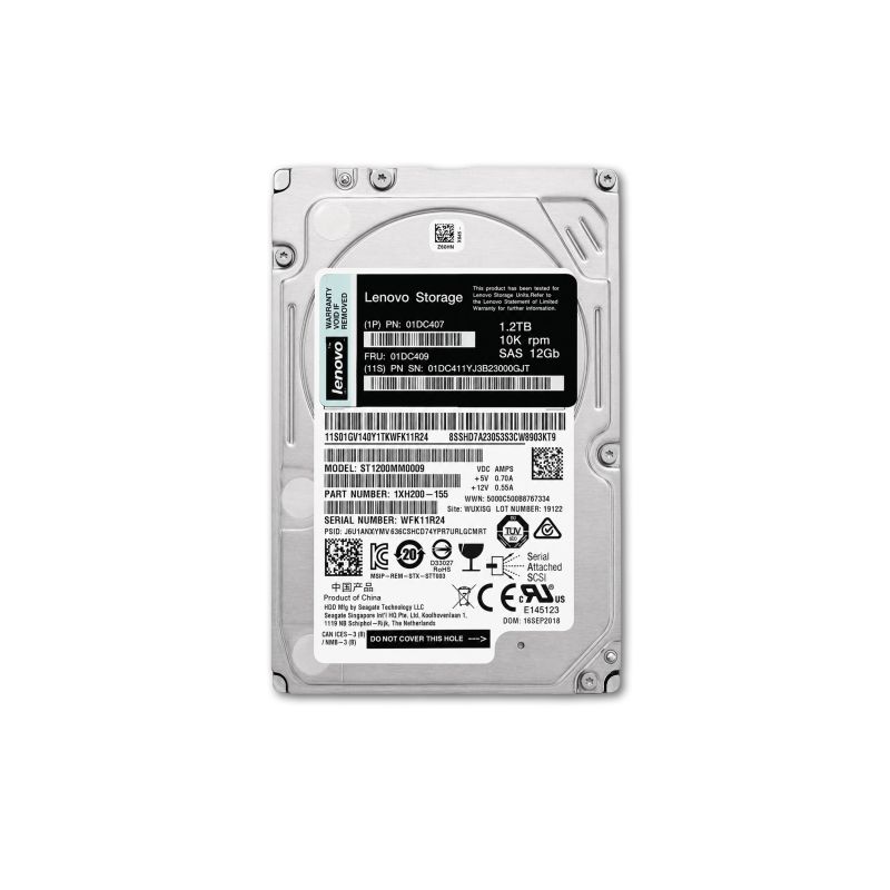 Lenovo Enterprise 1,2TB HDD SAS 2,5" Festplatte ST1200MM0009