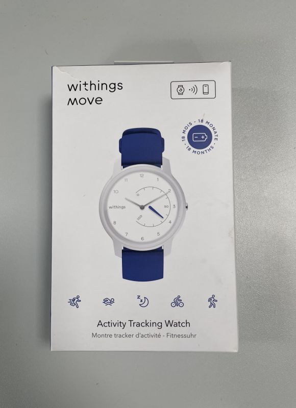 Withings Move Activity Tracking Watch 38mm Blue