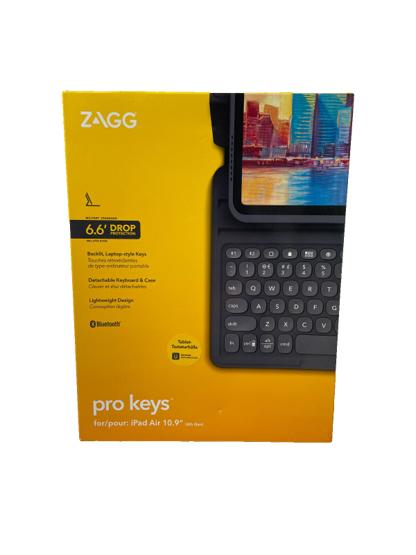 ZAGG Keyboard Pro Keys Tablet Tastatur iPad 10.9" (4th Gen) DE Layout