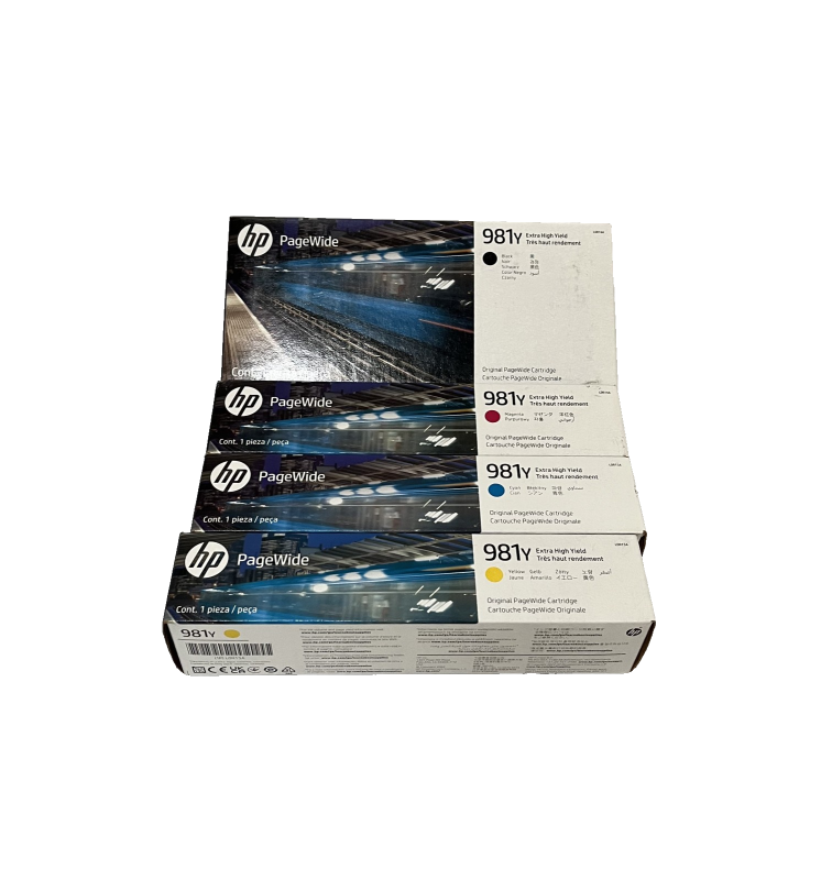 Original HP 981Y Tintenpatronen Set 4 Stück (Haltbarkeit August 2026)