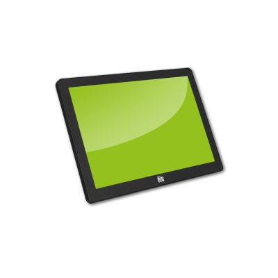 tablet, touchscreen, grüner bildschirm, schwarzer rahmen, anzeige