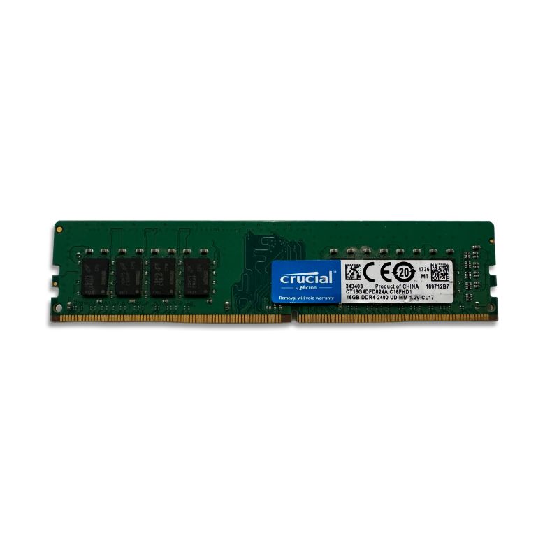 Crucial 16GB DDR4 PC4-19200 DIMM RAM 1.2V CL17 CT16G4DFD824A.C16FHD1