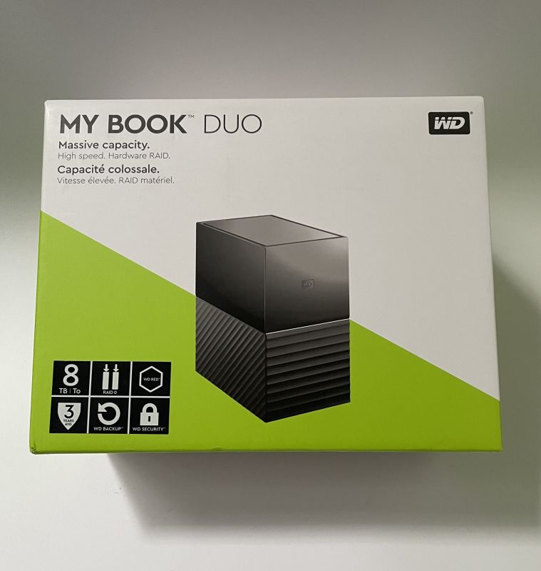 Western Digital MyBook Duo 8TB Externe Festplatte USB-C