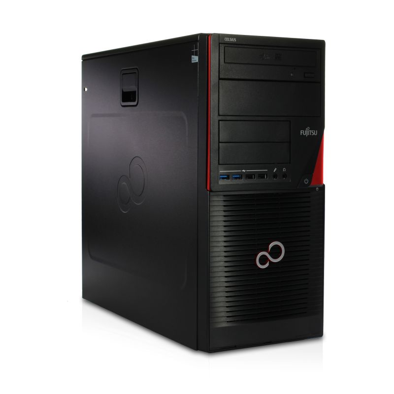 Fujitsu CELSIUS W550 Intel Core i7-6700 3,40GHz 16GB 2 TB HDD 512 GB SSD Win 10 Pro