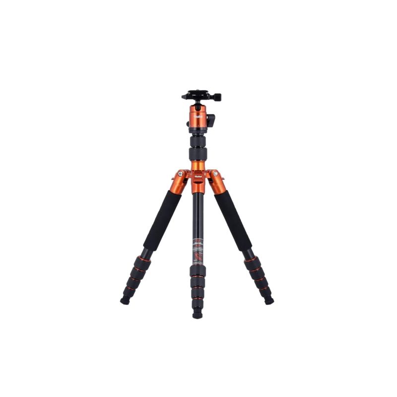 Rollei Compact Traveler No 1 Orange Reisestativ Alu