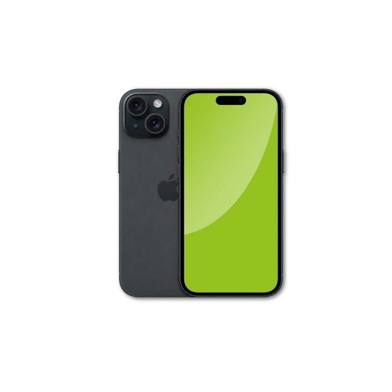 Apple iPhone 15 Black Dual SIM (Nano-SIM und eSIM)|SIM-Slot 128GB