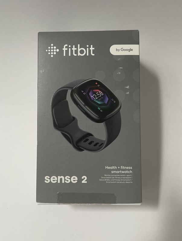 Fitbit sense 2 Health + fitness smartwatch Graphite Aluminium case Black