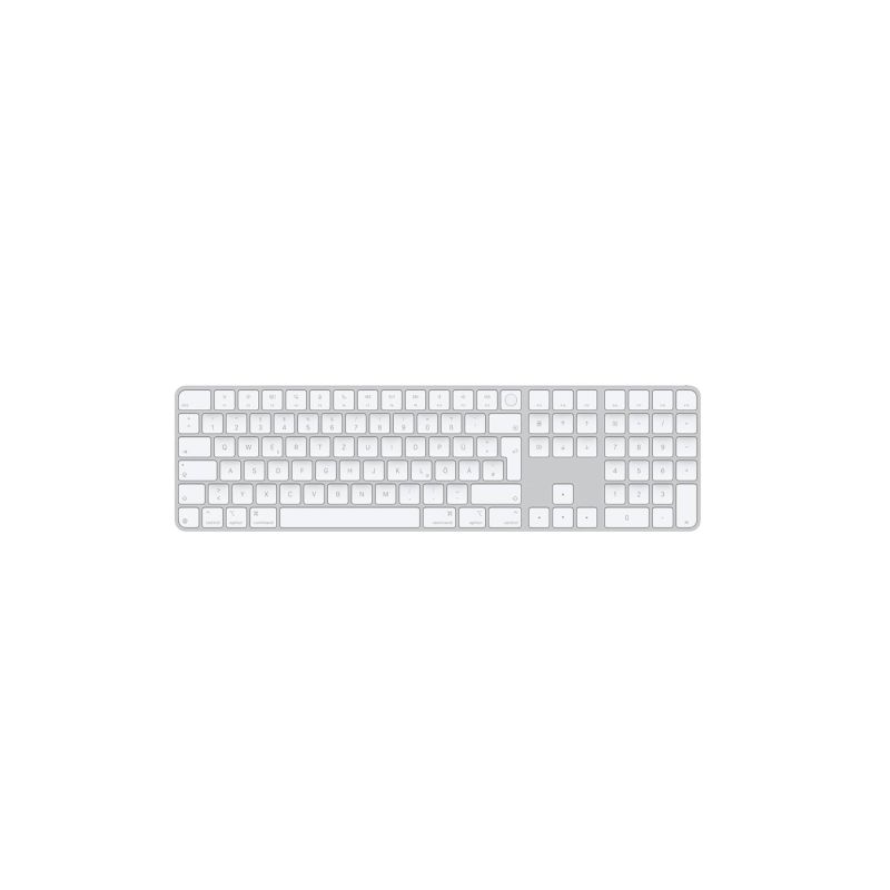 Apple Magic Keyboard 2021 mit Touch ID und Numblock Deutsch Silber