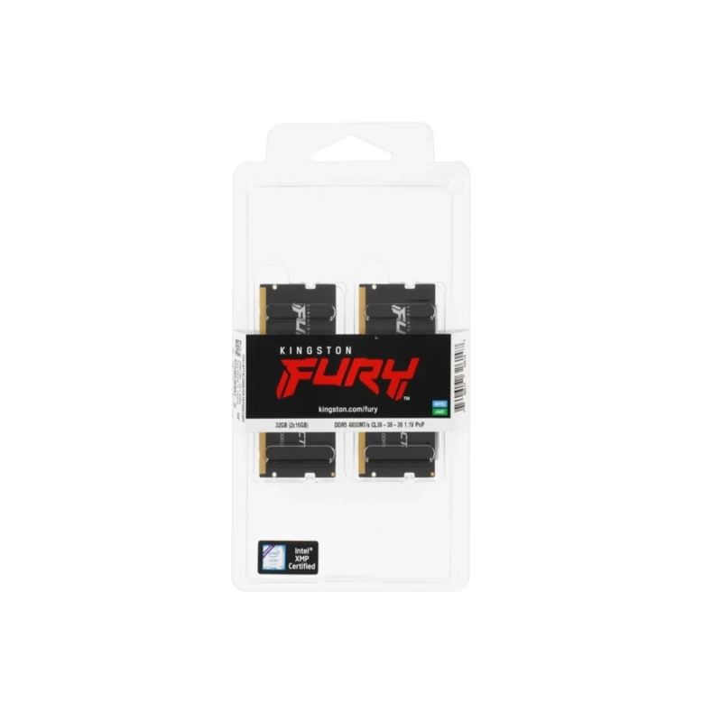 Kingston FURY SO-DIMM 32 GB DDR5-4800 (2x 16 GB) Dual-Kit, Arbeitsspeicher