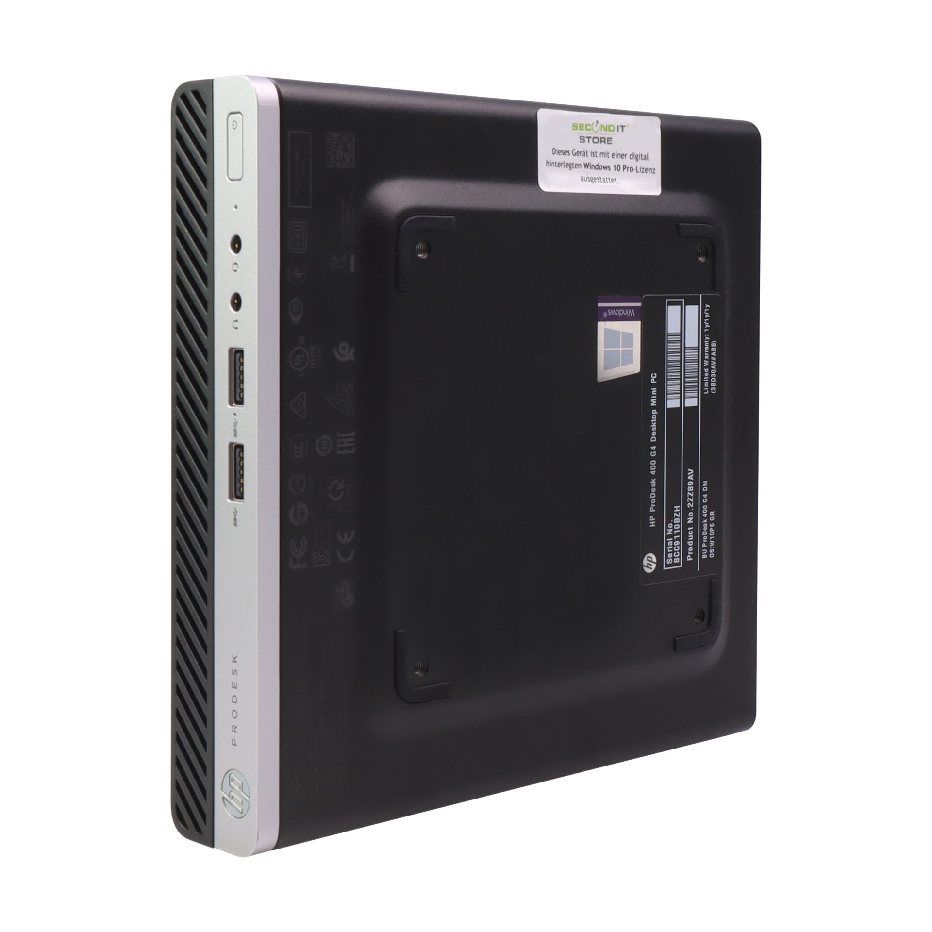 HP ProDesk 400 G5 Desktop Mini Intel Core i5-9500T 2,20GHz