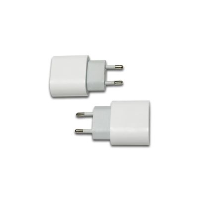 USB-C-Adapter, Adapter, Plug-in, Weiß, Dualstecker