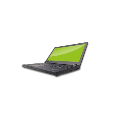 Laptop, Lenovo ThinkPad, Schwarz, Opened lid, Grüner Bildschirm
